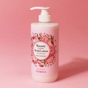 푸드어홀릭 보타닉 퍼퓸 바디로션 로즈 캐모마일 800ml /향좋은 고보습 바디에멀전