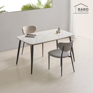 라로퍼니처 시그널 24T 유광 1250 저소음 포세린 세라믹 4인 식탁 세트 (식탁+의자2)