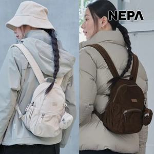 네파 남성 여성 끌레오 코듀로이 미니 백팩 소형 가방 7LE7513