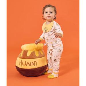 [디즈니베이비]꿀곰돌이푸오픈내의(턱받이)(O/WHITE)_79S717601