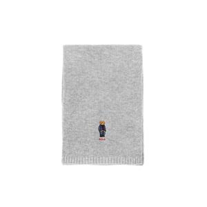 폴로랄프로렌 PC1269-032 솔리드 데님 베어 니트 머플러