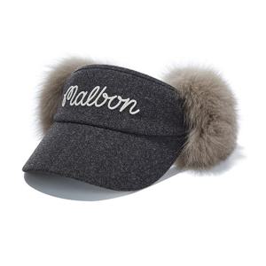 [말본골프]말본골프 탈착 퍼 이어머프 바이저 DARK MELANGE GRAY