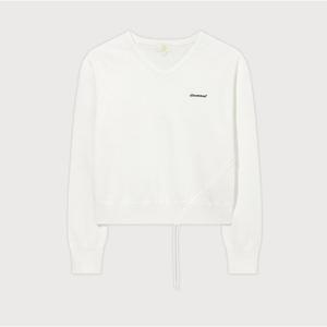 커버낫 여성 셔링 브이넥 니트 B1 CO2501KT74 IV