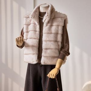 [커스텀에이블] 데일리 페이크 밍크조끼_T2512FU008D