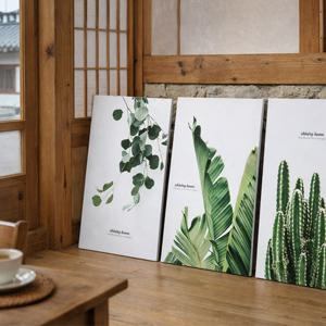 샤이닝홈 무드 접이식 액자테이블 600x400 바나나잎 밥상/공부상