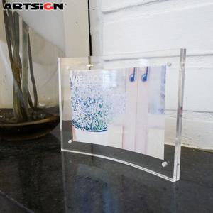 아트사인 커브형 자석액자3R/4543/스탠드액자/탁상용액자/미니액자/사진액자/인테리어액자/액자틀