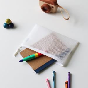 단순생활 EVA 메쉬 파우치 A5 화이트
