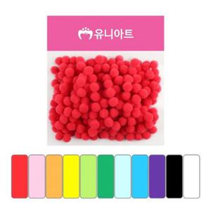 유니아트 5000 퐁퐁 10mm 흰색 (1개)