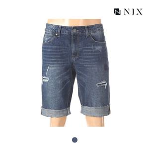 [닉스][닉스]남성 D톤 패널섀도 5부 슬림 데님 팬츠_FNMMDDH153M