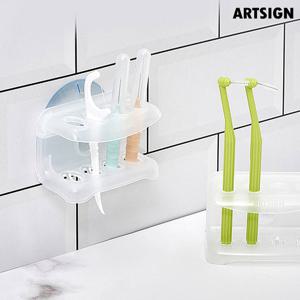 아트사인 흡착용 치간치솔꽂이 5638/치간칫솔/치솔걸이/흡착 칫솔걸이