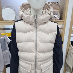 [루이까스텔]여성 패딩 후드롱 점퍼조끼7LDJP909M_OD