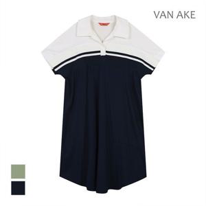 [반에이크]MARIO텍스쳐블록 면 원피스_VB38OPUD04A