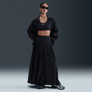 M 나이키바지 JQK HJ0521-010 스포츠웨어 컬렉션 여성 미드라이즈 플리츠 트랙 팬츠