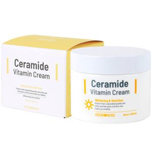 푸드어홀릭 세라마이드 비타민 크림 100ml/수분크림 미백 주름개선 안색개선