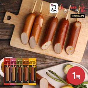 [오빠닭] 닭가슴살 통통소시지 70g 5종 1팩