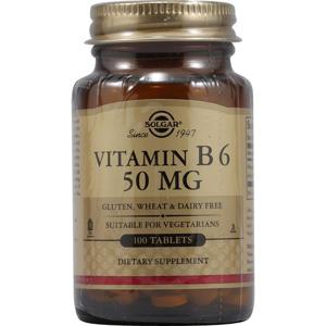 솔가 비타민 B6 50 mg 100 타블렛