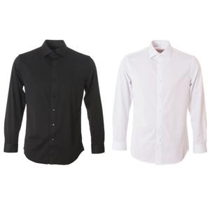 [리얼지오지아]24SS [9컬러] 오염과 구김에 강한 세미 와이드 카라 드레스셔츠 ADE5WD1904CW