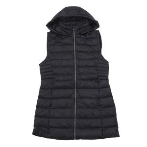 [뱅뱅]여성 롱 구스다운 후드 조끼 (NEJ623)