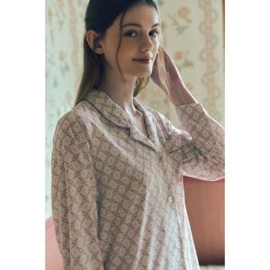 (비너스) 체인나염 최고급 실크보다 더 부드러운 잠옷+가운-VGNPA4551W