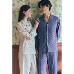 (비너스) 체인나염 최고급 실크보다 더 부드러운 잠옷+가운-VGNPA4551WMS