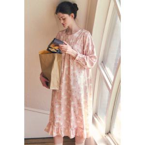 (비너스) 사계절 착용가능 곰돌이 캐릭터  원피스+잠옷세트-VPAGN4571M