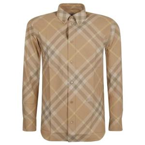 버버리 체크 긴팔 셔츠 8083594 B8686 Brown