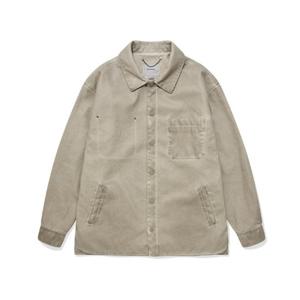 커버낫긴팔티 JQS CO2303JK09-LG 비건 레더 셔츠 베이지