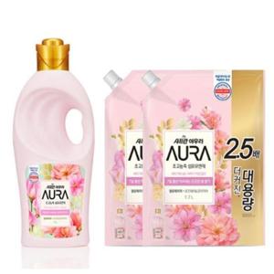 아우라 섬유유연제 윌유메리미 1L + 1.7L x 2개