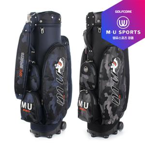 [24년신상]엠유 카모스타일 핸드케리어 휠 캐디백(MUCB2302)