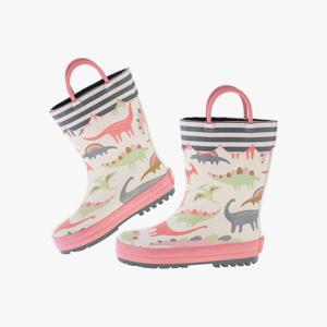 [스테판조셉] 프린티드 레인부츠 핑크 공룡