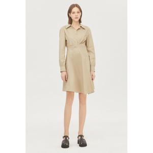 [시슬리]SAOP34331 BG 셔츠형 미니 원피스