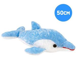 돌고래 쿠션인형 블루 50cm 롱베개 바디필로우 대형