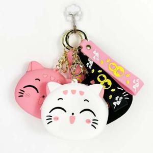 (이거찜)야옹이 파우치키링 열쇠고리 키홀더가방고리
