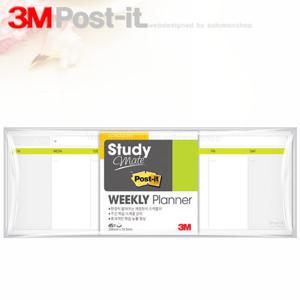 3M포스트잇 스터디메이트 위클리플래너 204x74.5mm 1패드45매/쓰리엠포스트잇/포스트잍