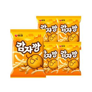 농심 감자깡 75g x 5개 / 스낵 간식