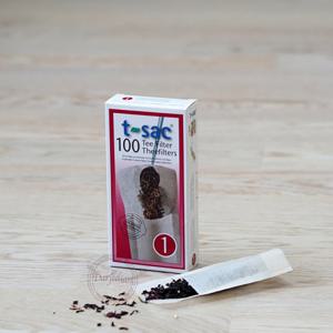 다질리언 티색 T-SAC 1호 100매 차거름망 공티백 필터