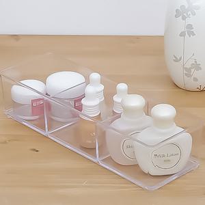 6호 크리스탈 뷰티 정리용품 화장품정리함 소품정리 수납정리 다용도수납 데스크정리 보관함 정리대