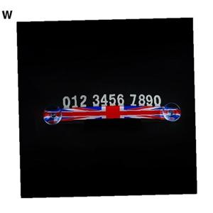 야광 주차번호판 (유니언잭) 대 HJ-033