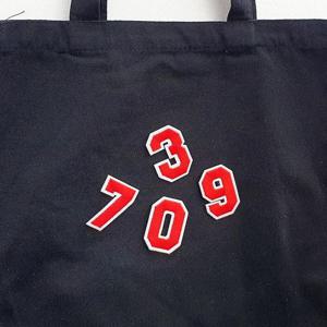 의류 패치 숫자 빨강