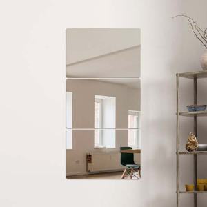 아크릴벽거울 현관거울 인테리어거울 부착 직사각3p