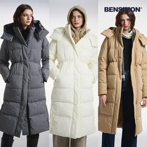 [벤시몽] 여성 하이넥 롱 볼패딩 점퍼 3종 택1