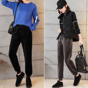 양털바지 안감양털 벨벳 조거바지 OD-211012