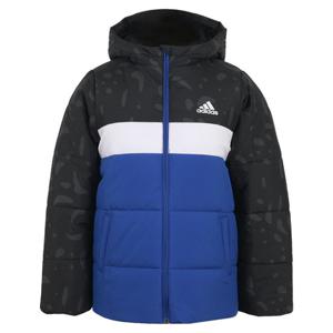 아디다스 키즈 주니어 컬러블록 패디드 패딩 점퍼 IL6097