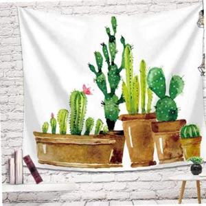 그린 선인장 패브릭 가림막 포스터 (대)150X130