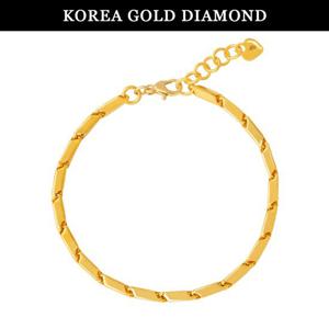 [한국금다이아몬드] 순금 24k 팔찌 여자 금 대나무 체인 디자인 11.25g