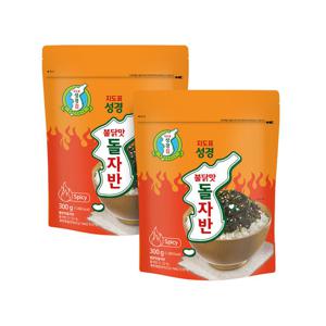 [성경김본사] 지도표 불닭맛 돌자반 300g x 2봉