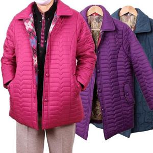 [할마마마] 카라패딩자켓점퍼 봄가을 중년여성할머니옷선물