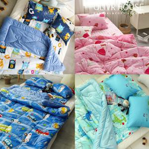 [창고특가]깨비/티라노/매직걸/모모/해적/자동차 극세사이불SS