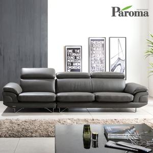 파로마 오스카 풀그레인 4인용 천연 통가죽 소파