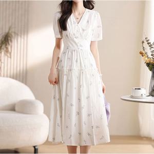 매티 브이넥 롱 원피스_RD2OP184